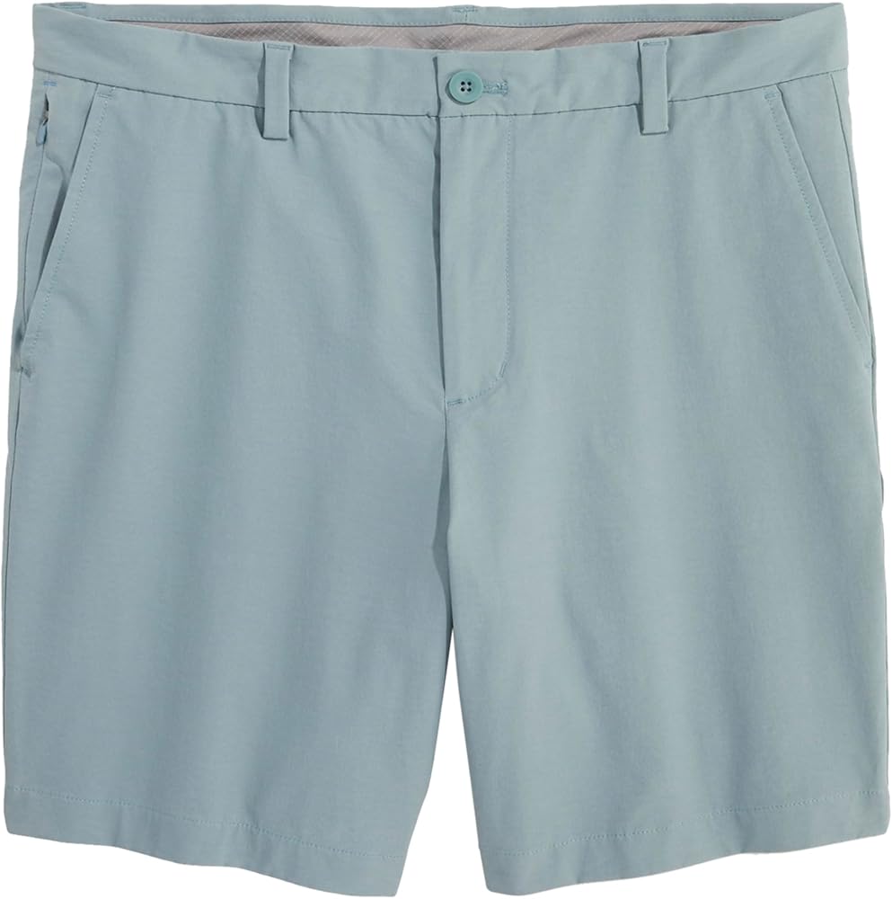 vineyard vines Men's 9 Inch On-The-Go Shorts, Smoke Blue