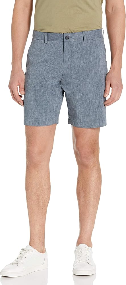 Perry Ellis Men's Standard Heather Stretch Tech Short