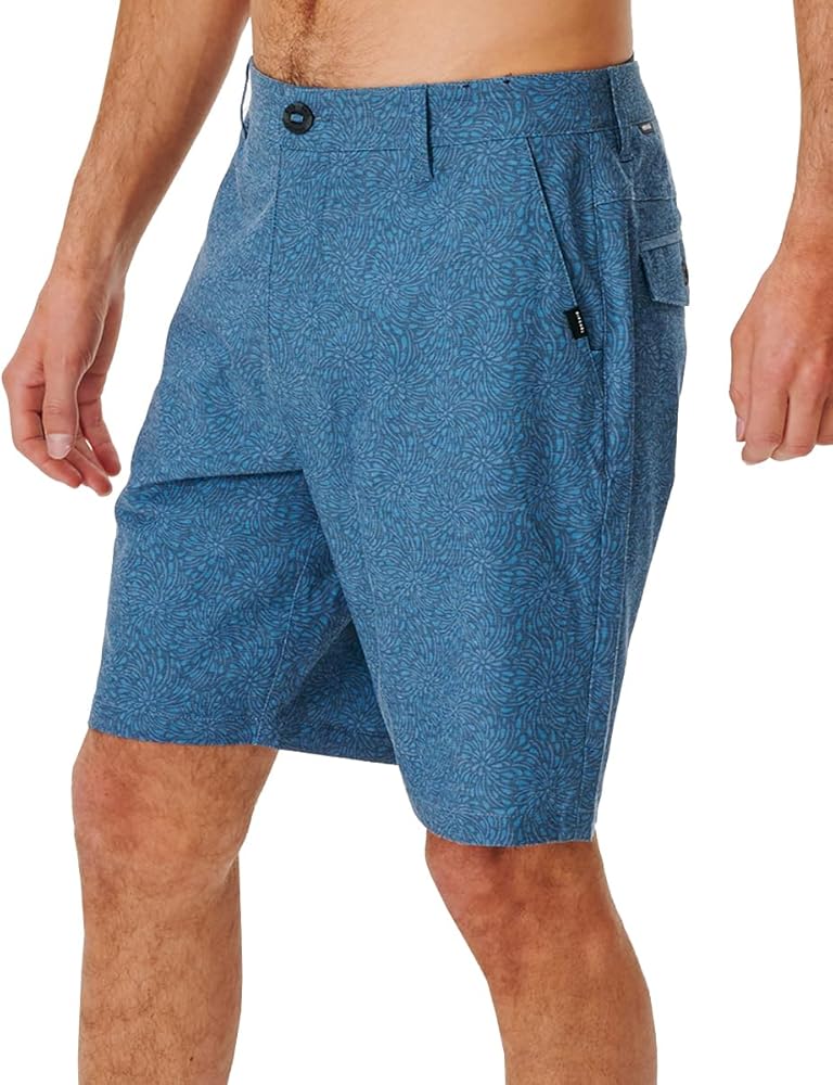 Rip Curl Boardwalk Paradiso Short 8000-ElectricBlue 30 - Men's Dry-Fit Sweat Resistant Active Athletic Hybrid Short - Beach Lifestyle