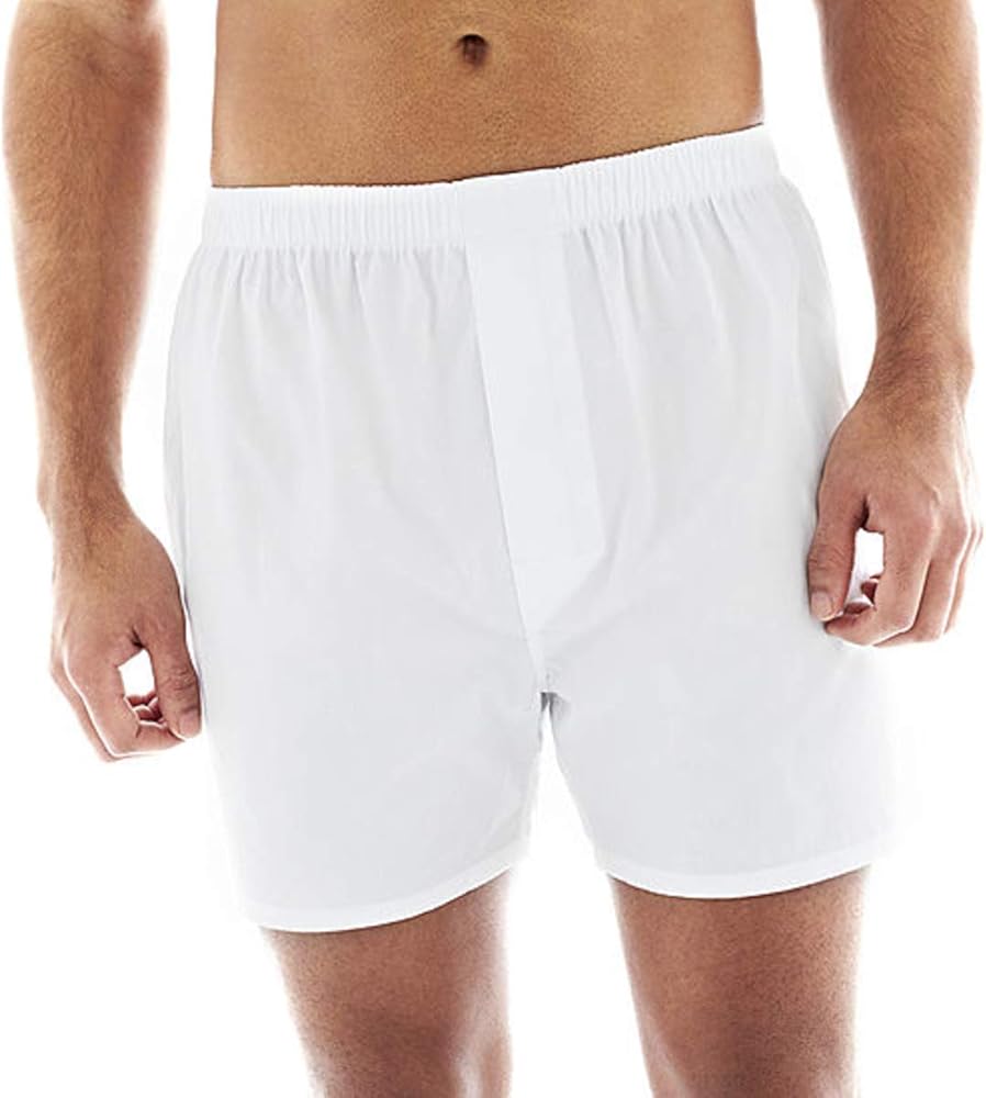 Stafford 4 Pack Woven Cotton Boxers