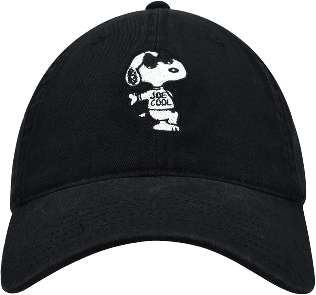 Concept One Peanuts Snoopy Dad Hat, Adult Baseball Cap with Curved Brim