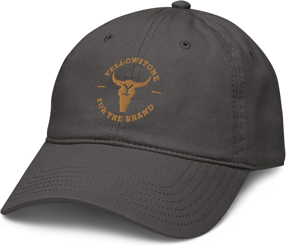 Yellowstone My Land My Rules Embroidered Adjustable Baseball Hat