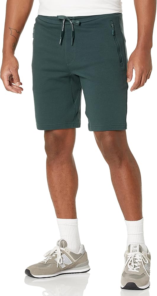 A｜X ARMANI EXCHANGE Men's Milano/New York Fleece Short