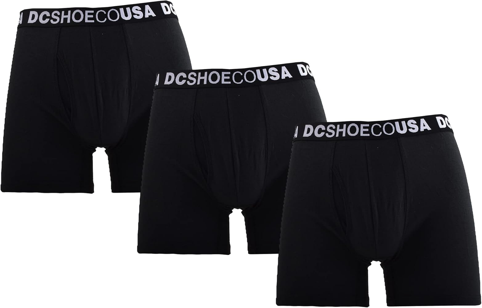 DC Shoes Men's 3-Pack Basic Cotton Boxer Brief