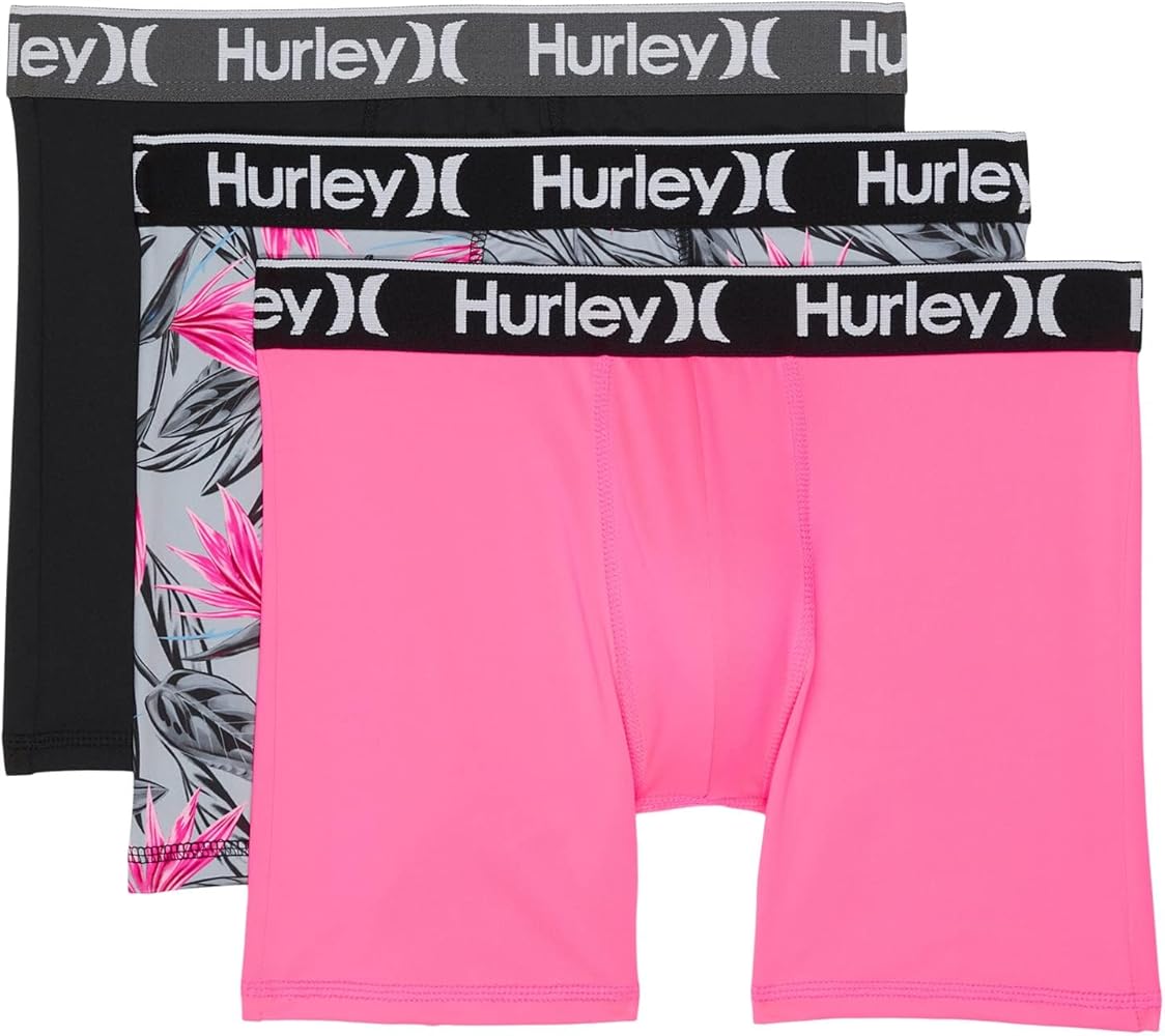 Hurley Regrind Mainline Boxer Briefs 3-Pack Boise SM (28"-30" Waist)