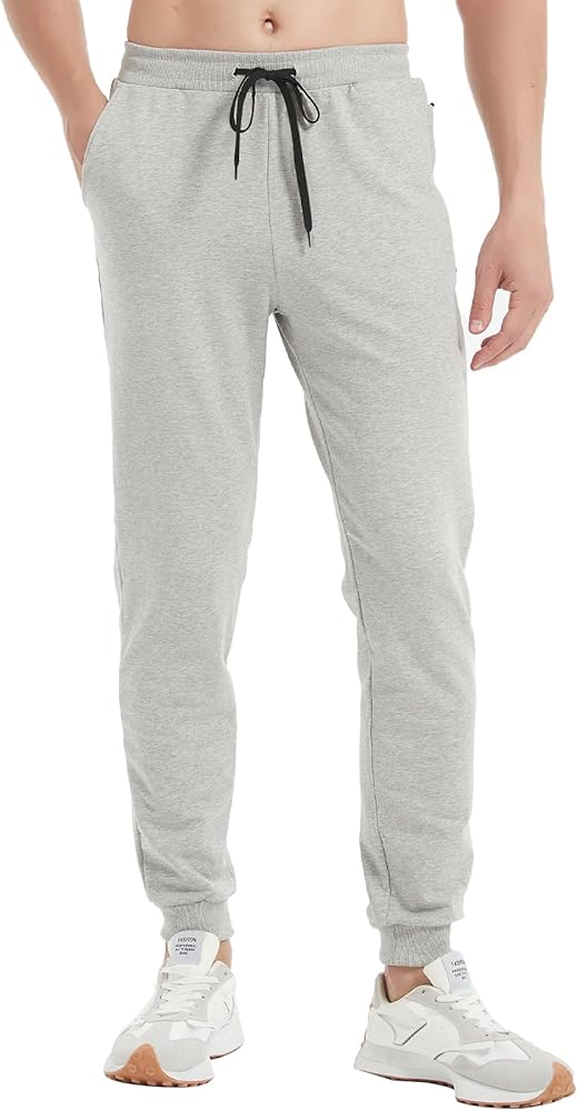 Idtswch 34/36/38/40 Long Inseam Men's Tall Sweatpants Joggers Slim Fit Workout Pants for Tall Men