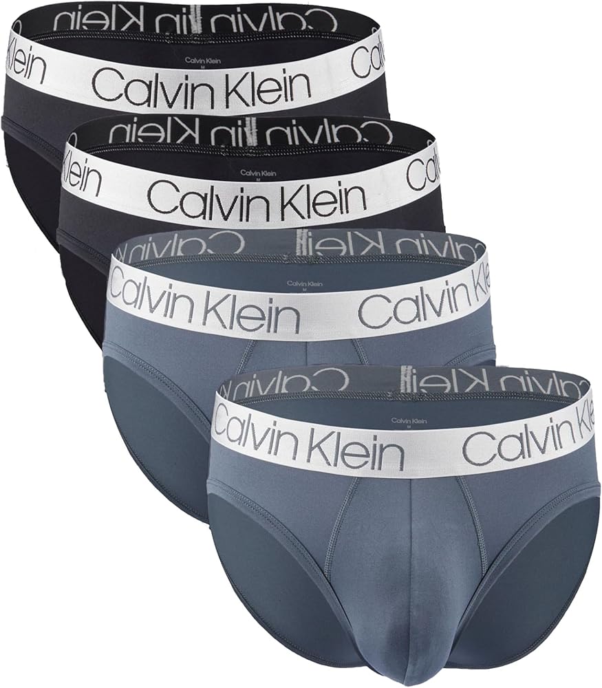 Calvin Klein Men`s Chromatic Microfiber Hip Brief 4 Pack