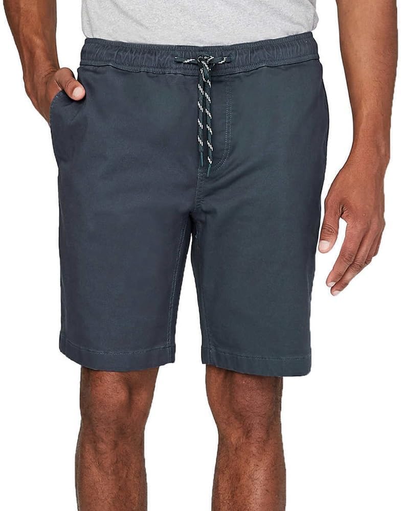 Buffalo David Bitton Men's Pull On Short (US, Alpha, Large, Regular, Regular, Blue)