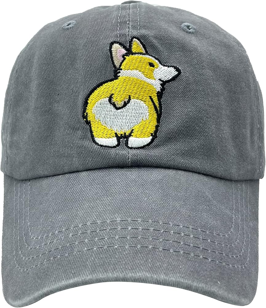 NVJUI JUFOPL Men's & Women's Cute Dog Mom & Dog Dad Baseball Cap Vintage Washed Funny Hat