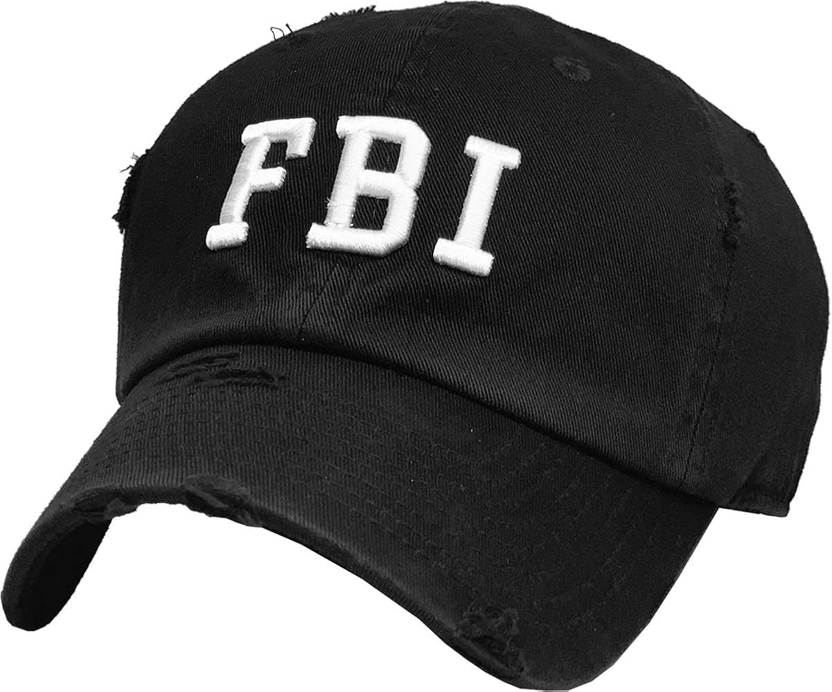 Law Enforcement Officer Embroidered Vintage Hat Tactical Adjustable Unisex Adult Cotton Baseball Cap