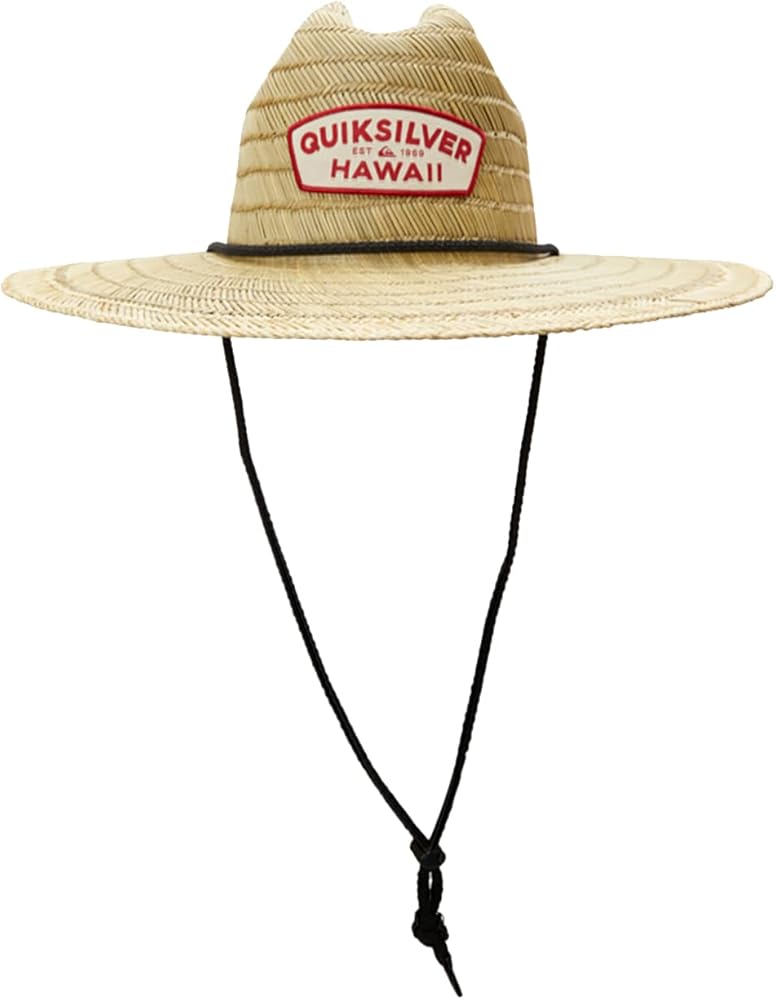 Quiksilver Men's Pierside Lifeguard Beach Sun Straw Hat