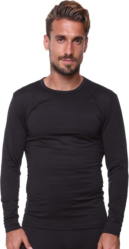 Ultra Dry Thermal Shirts for Men Long Sleeve Shirts for Men Thermal Underwear Shirt Mens Thermal Long Under Shirt for Men