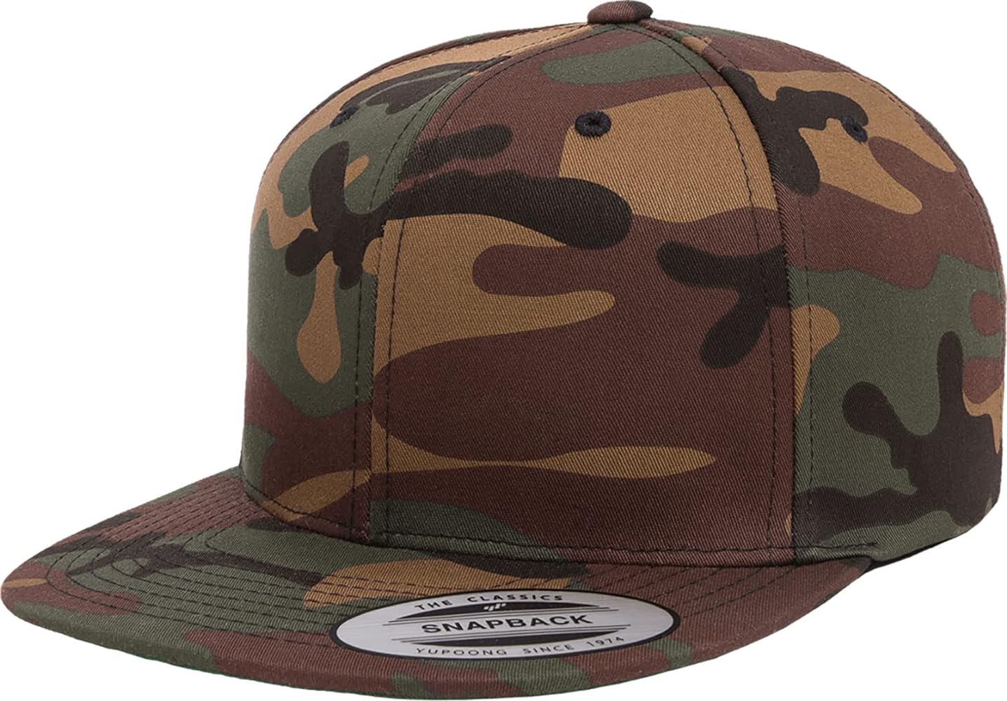 Yupoong 6-Panel Structured Flat Visor Classic Snapback (6089)