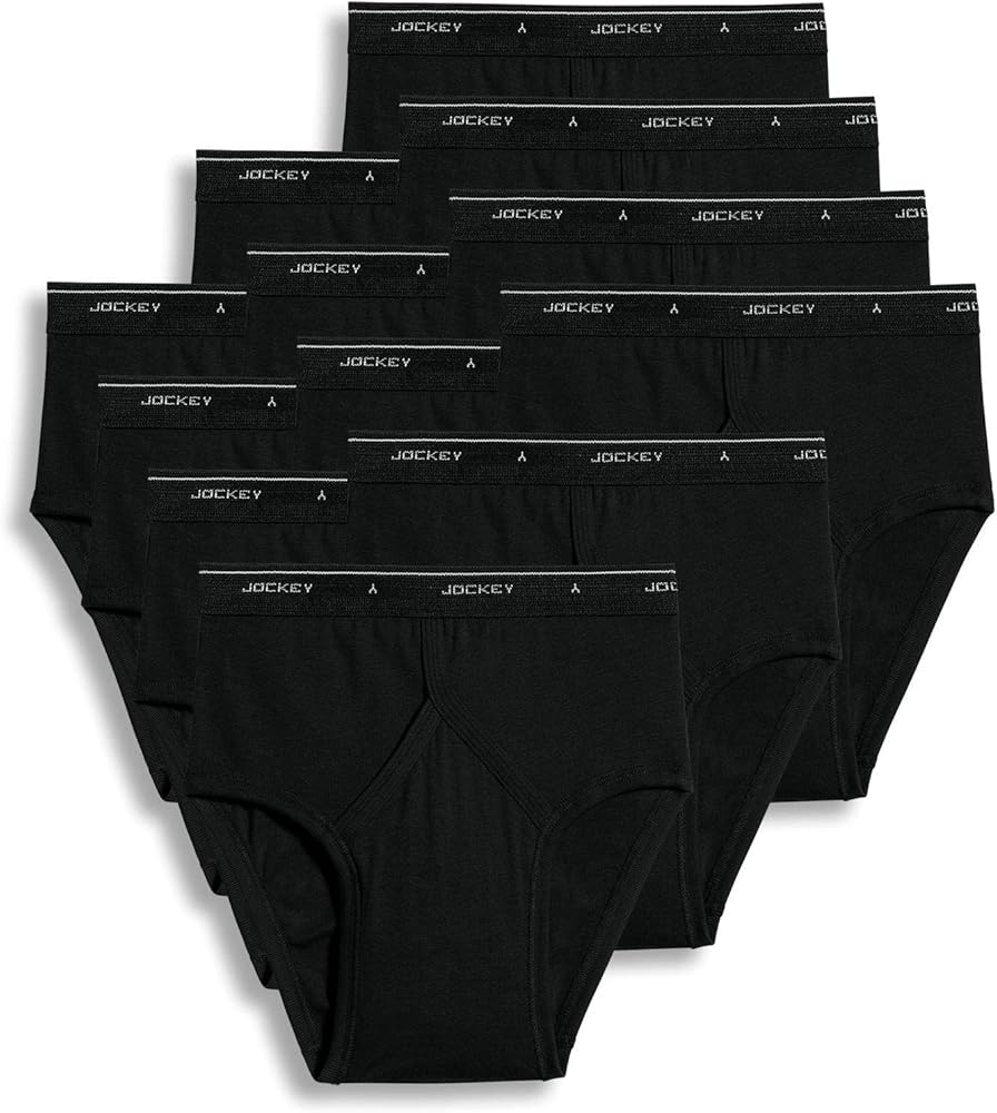 Jockey Men's Underwear Classic Low Rise Brief - 12 Pack