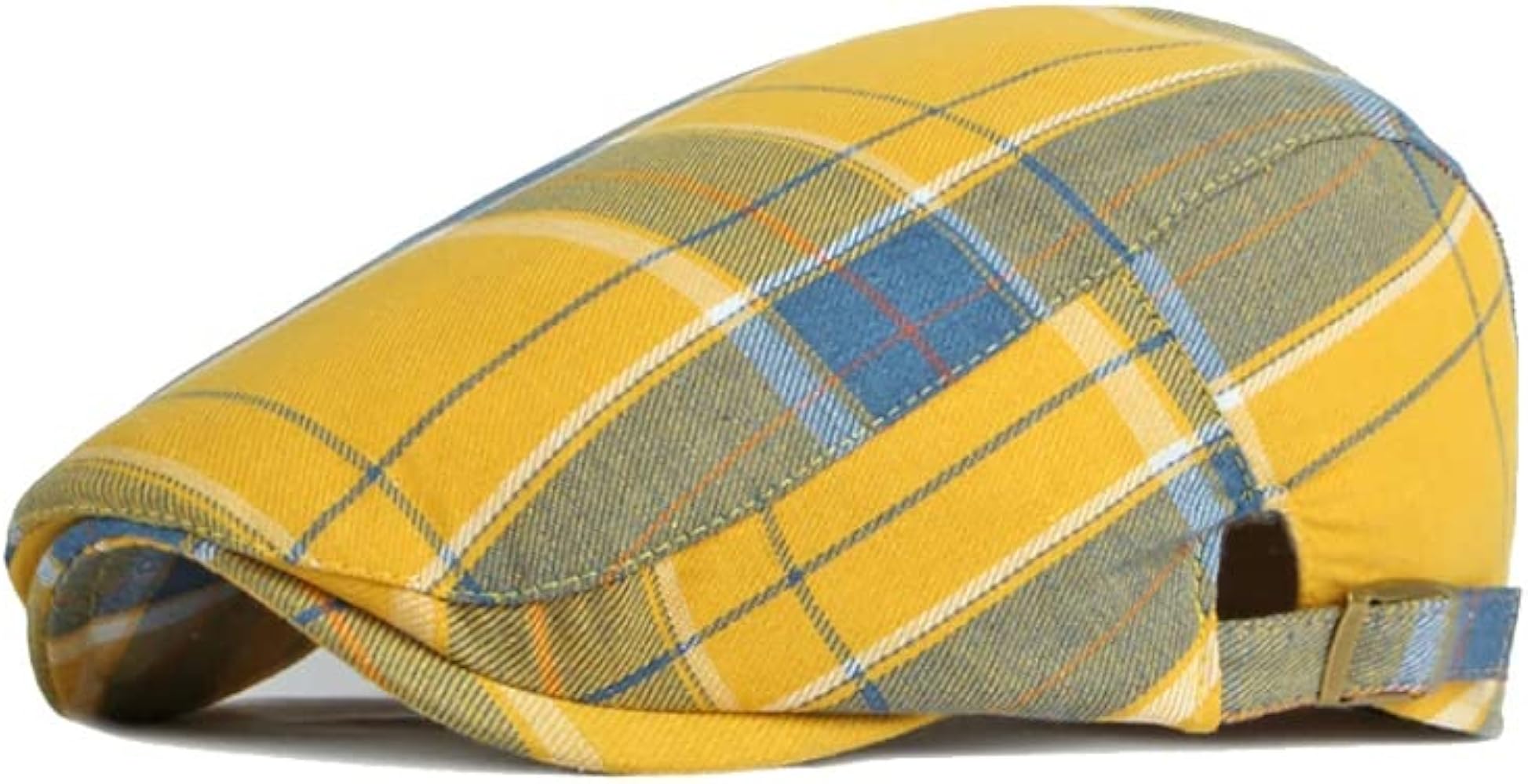 WITHMOONS Adjustable Colorful Plaid Flat Cap Newsboy Cabbie Gatsby Golf Beret Hat YZ30109