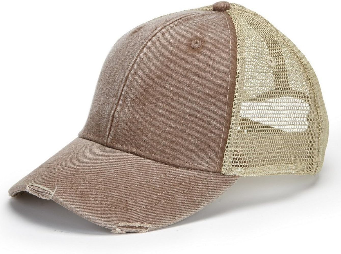 Adams Distressed Ollie Cap OS MISS MUD/ TAN