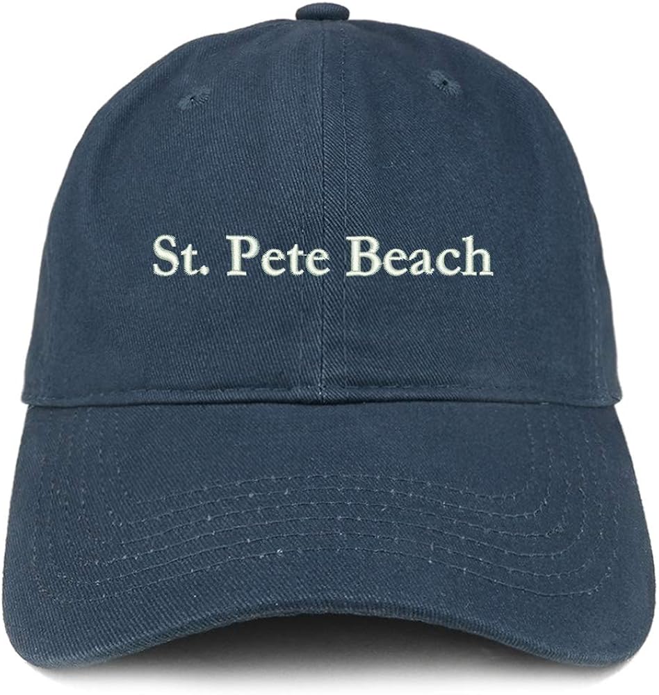 Trendy Apparel Shop St Pete Beach Embroidered Brushed Cotton Cap