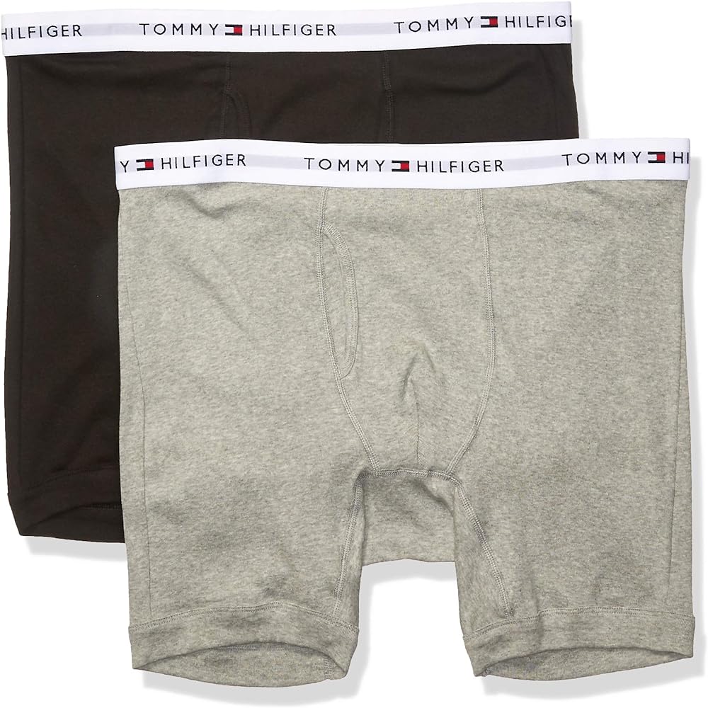 Tommy Hilfiger Men's Big and Tall 2-pack Cotton Classics Boxer Briefs