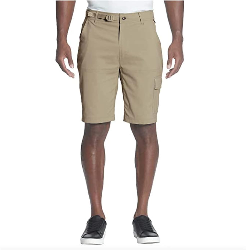 Gerry Men's Venture Comfort Stretch 5 Pocket Cargo Short (34, Desert (Khaki))