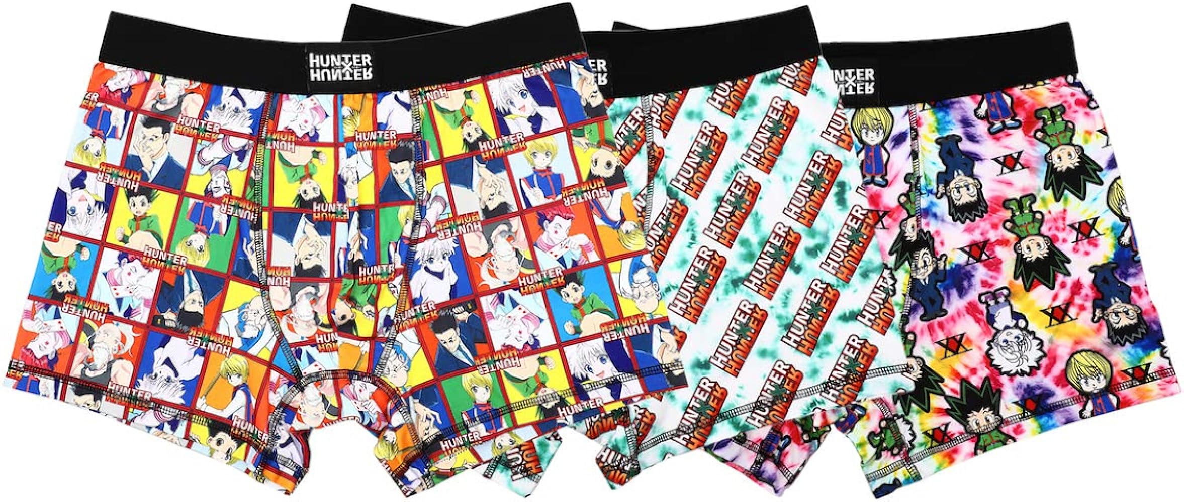 Bioworld Hunter X Hunter Character Print Multipack Men's Boxer Briefs Underwear