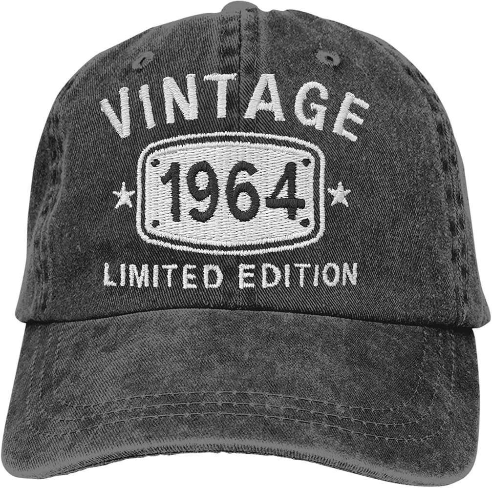 Embroidered 40th 50th 60th 70th 80th 90th Hat Vintage Retirement Baseball Cap Birthday Gifts for Men Women