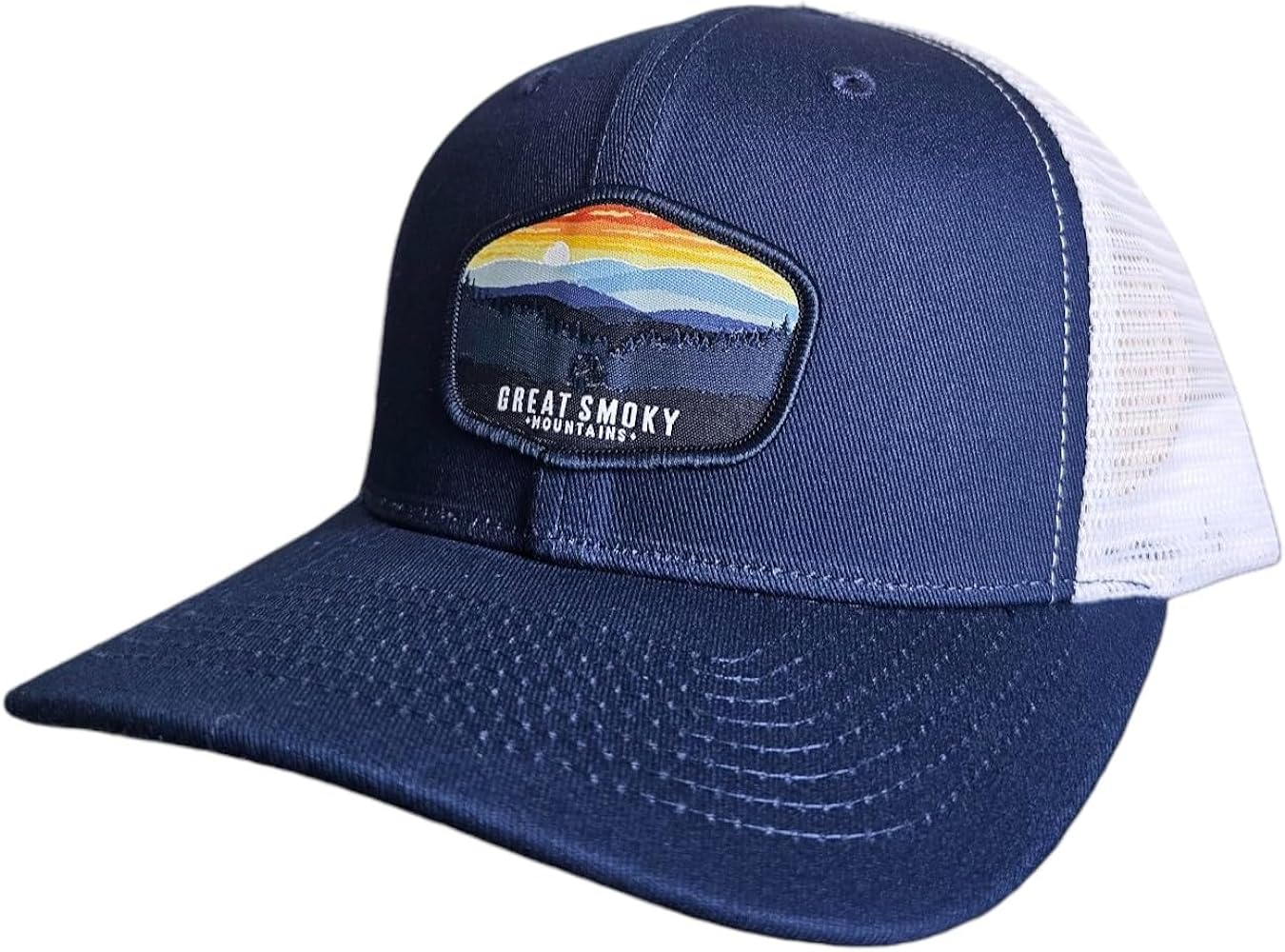 Great Smoky Mountains Trucker Hat with National Park Woven Patch