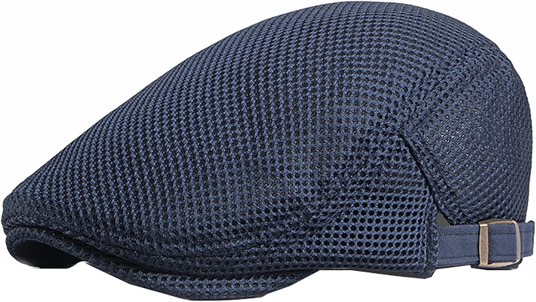 Men Breathable Mesh Summer Hat Newsboy Beret Flat Cap