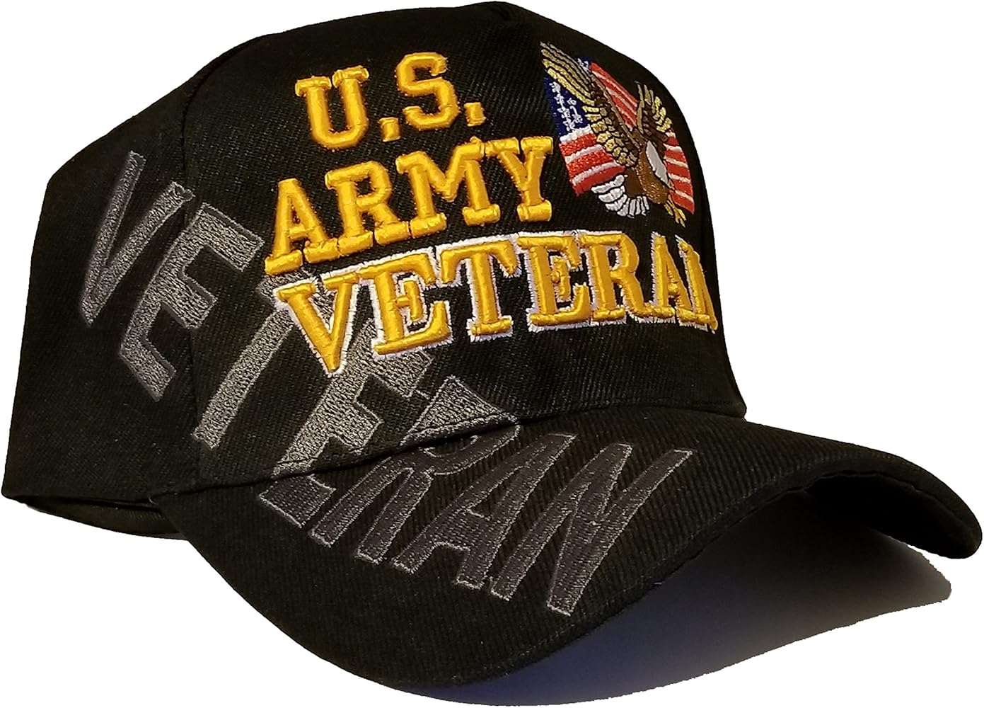 U.S. Army Baseball Cap US Veteran V American Flag USA Hat United States