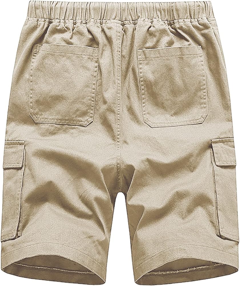 Men's Work Cargo Pants Short Lightweight Drawstring Relaxed Fit Casual Summer Work Shorts, M-7XL