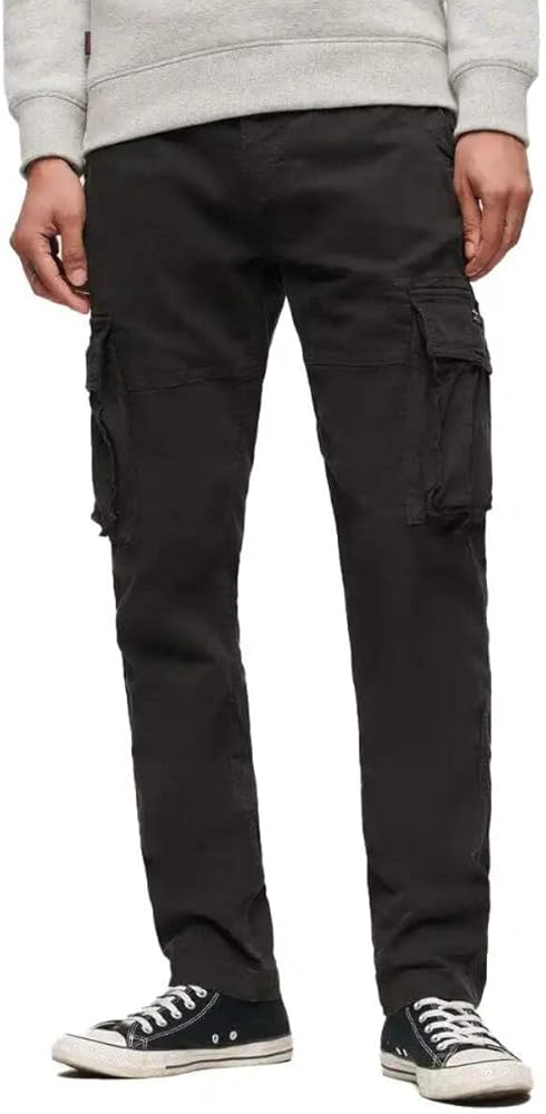 Superdry Men's Core Cargo Trousers, Black