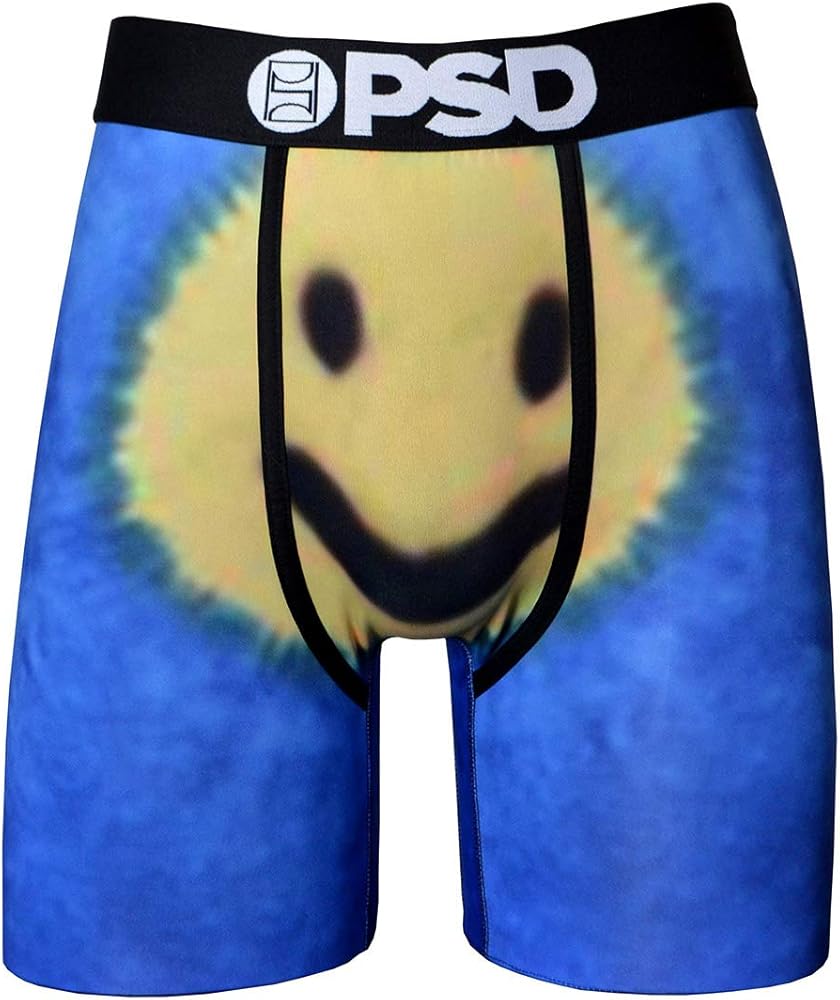 PSD Men's Athletic Boxer Brief Underwear- Happy Face