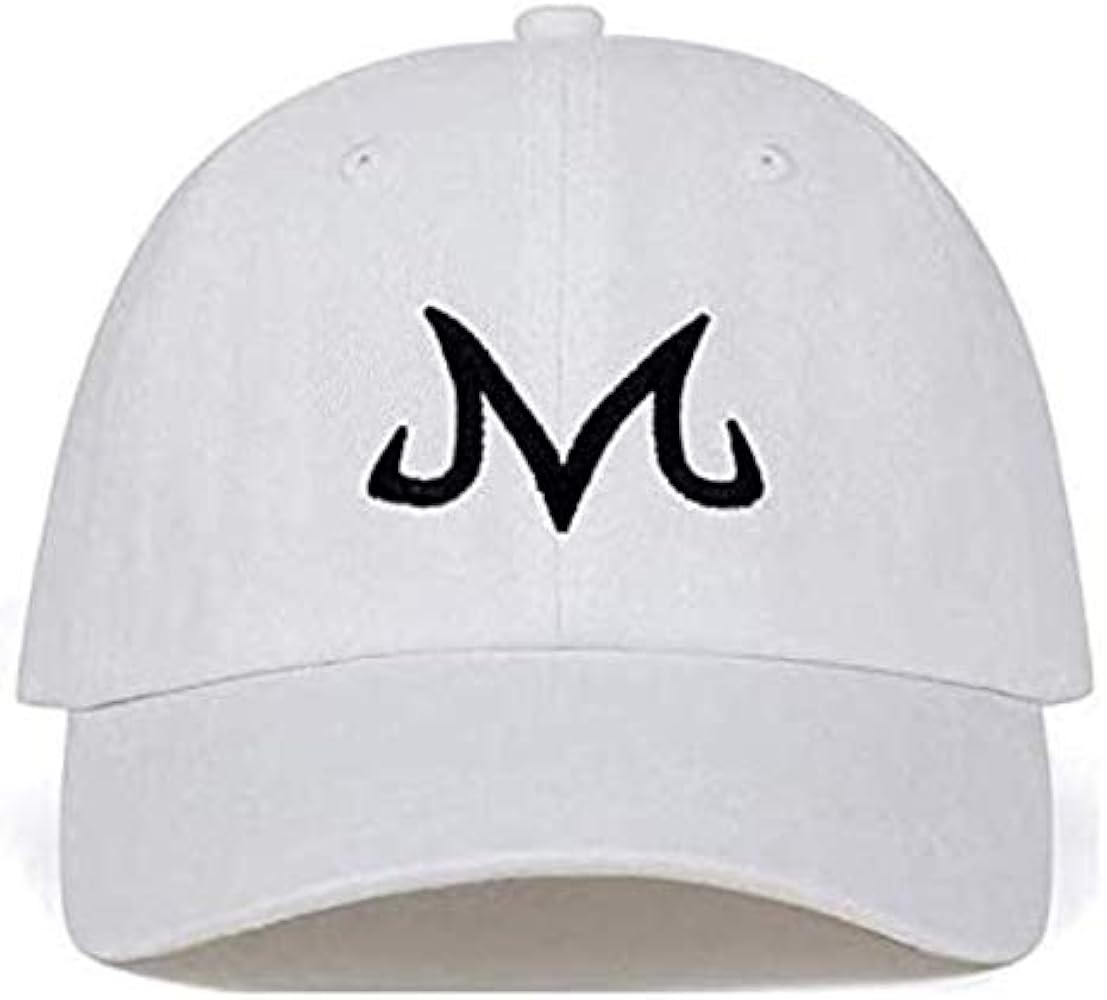 ZJ M Embroidered Dad Hat Majin Buu Dad Hat Snapback Cap Cotton Washed Baseball Cap for Men Women Hip Hop Dad Hat Golf caps