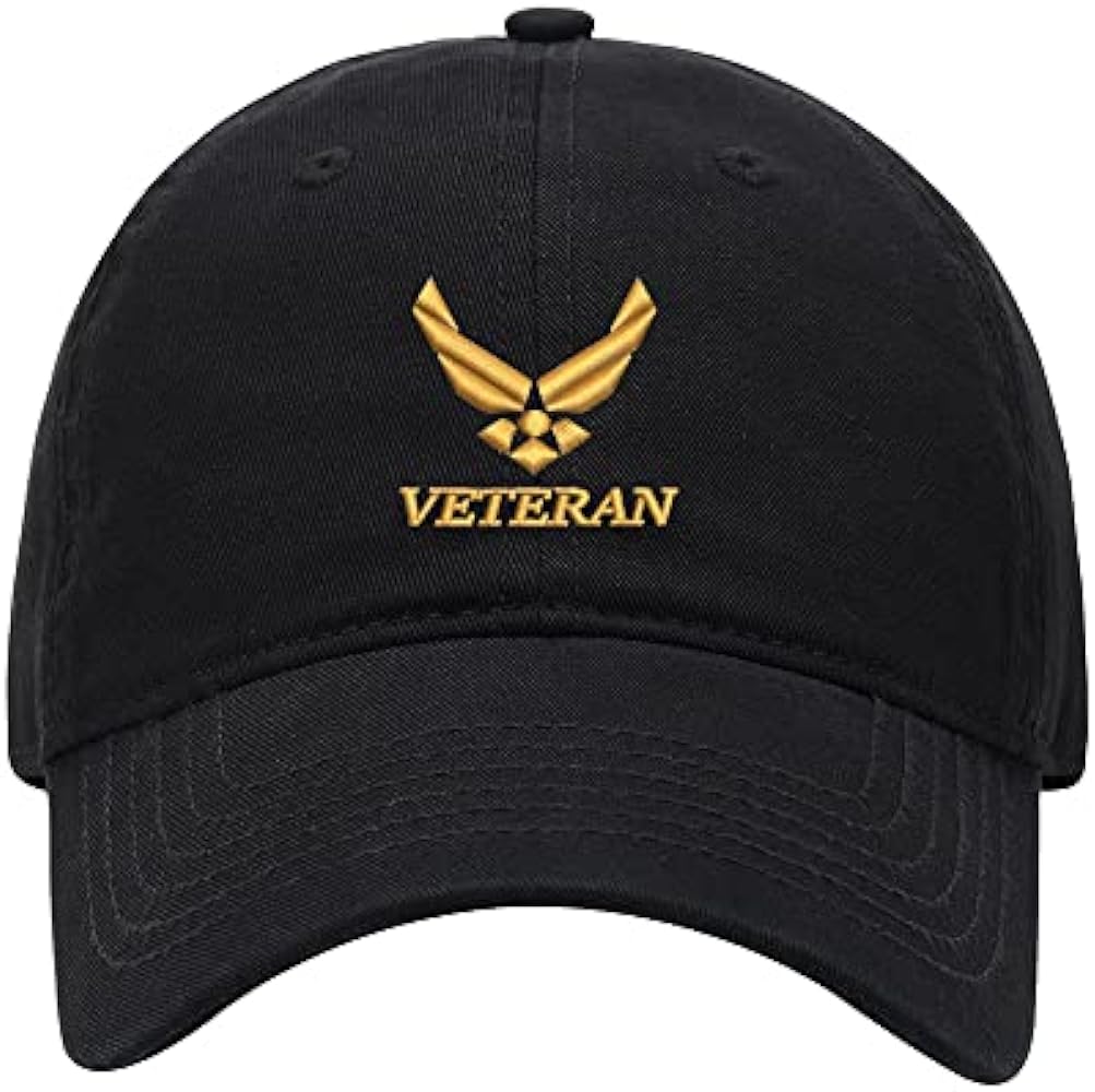 Baseball Cap Men AIR Force Veteran Embroidered Washed Cotton Dad Hat Baseball Caps