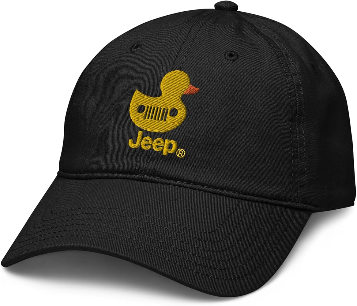 Jeep Embroidered Duck Grille Adjustable Baseball Hat