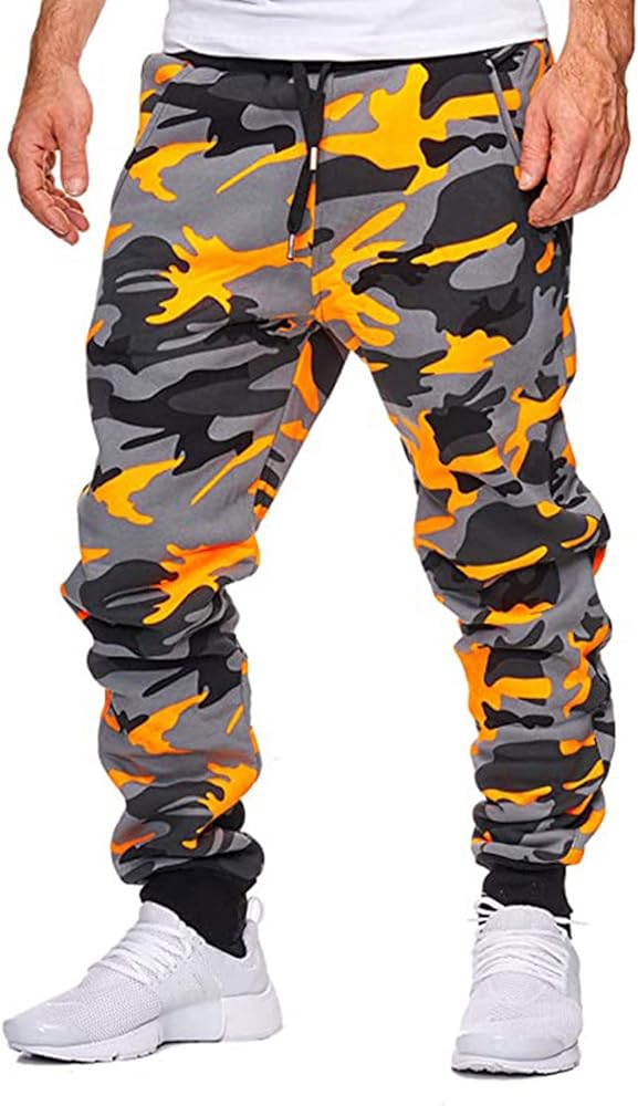 Dudubaby Mens Jogger Pants Men's Sports Casual Jogging Trousers Lightweight Hiking Work Pants Outdoor Pant