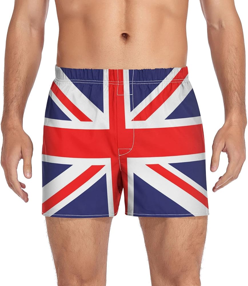 Flag Boxers for Men, Boxer Shorts Soft Mens Underwear Boxer Briefs