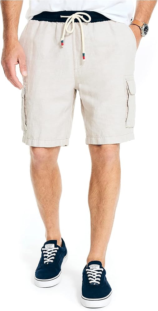 Nautica Men's Sustainably Crafted 8.5" Pull-on Cargo Short