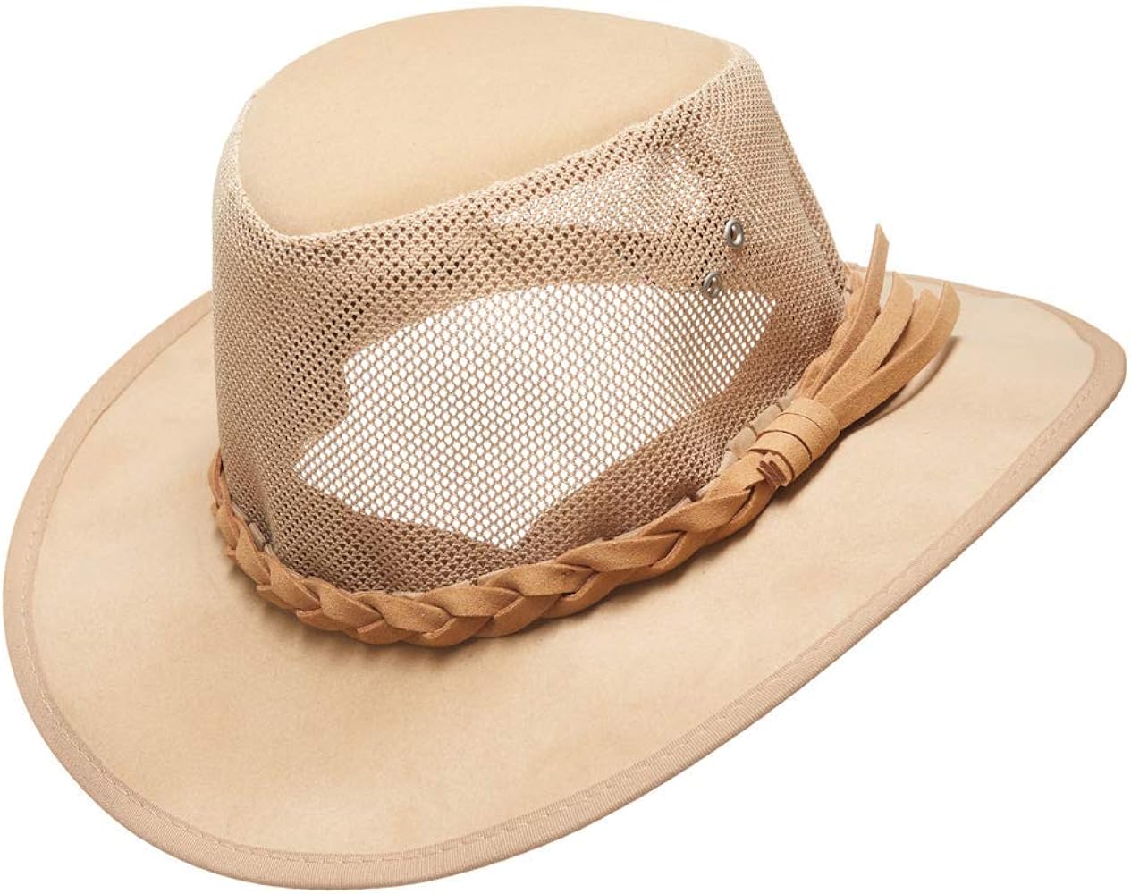 Mesh Sun Hat for Men Golf Soaker Hats Summer Beach Safari Wide Brim Fishing Cap Outdoor