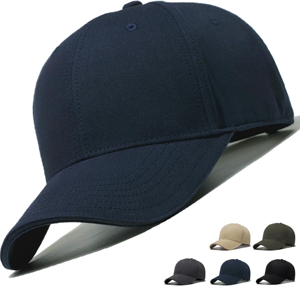 Oversize Baseball Cap XL big head hats for men large head hats Dad Hat Adjustable 23.6"-25.6"