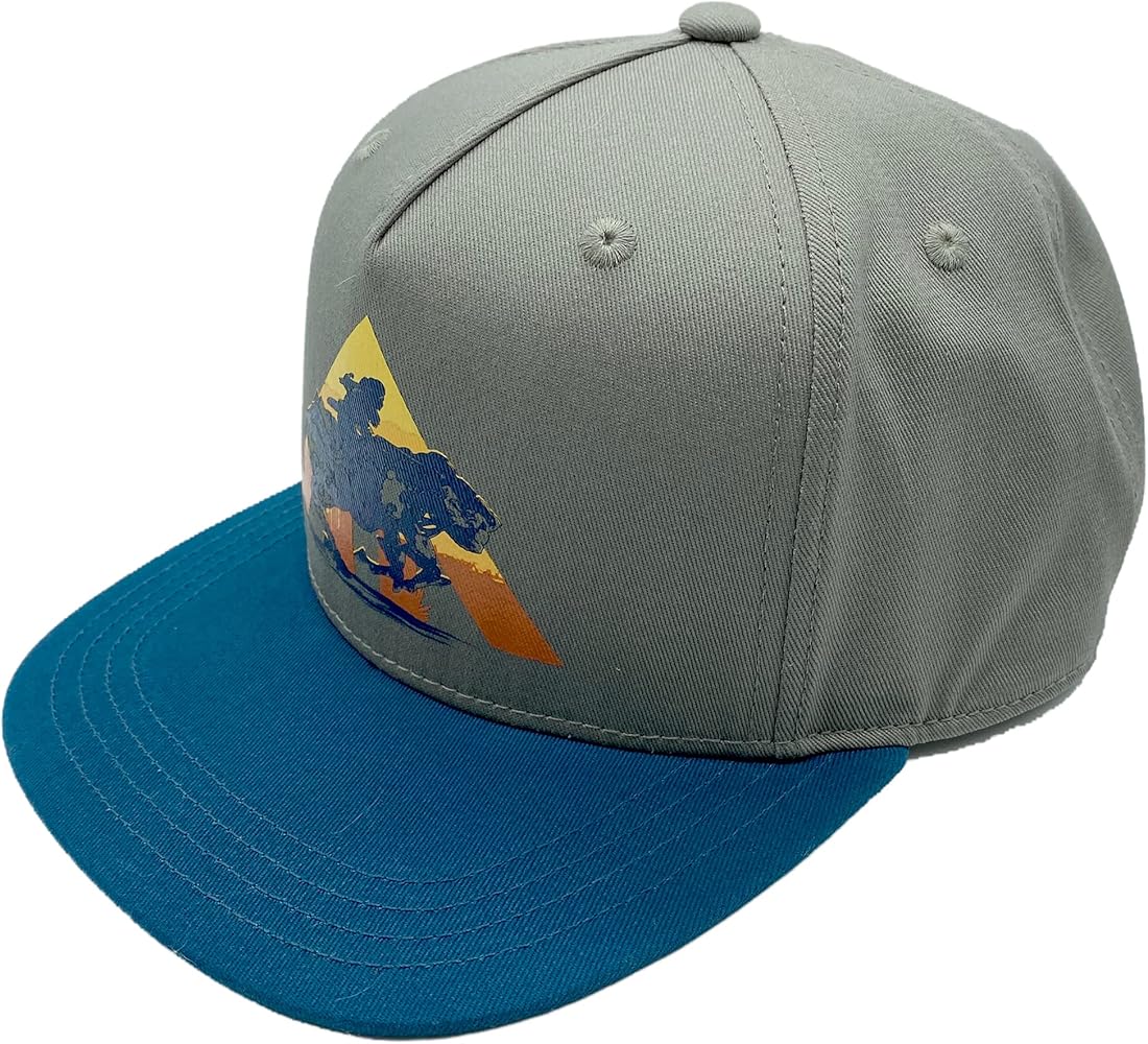 JINX Horizon Forbidden West Aloy Rides Baseball Snap Back Hat, Grey, Adult Size