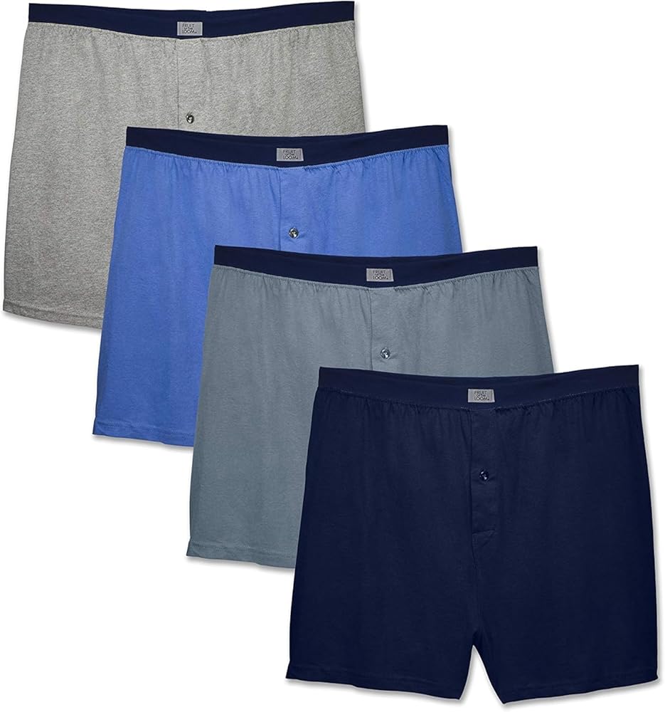 Fruit Of The Loom Men's Soft Stretch-Knit Boxer Multipack