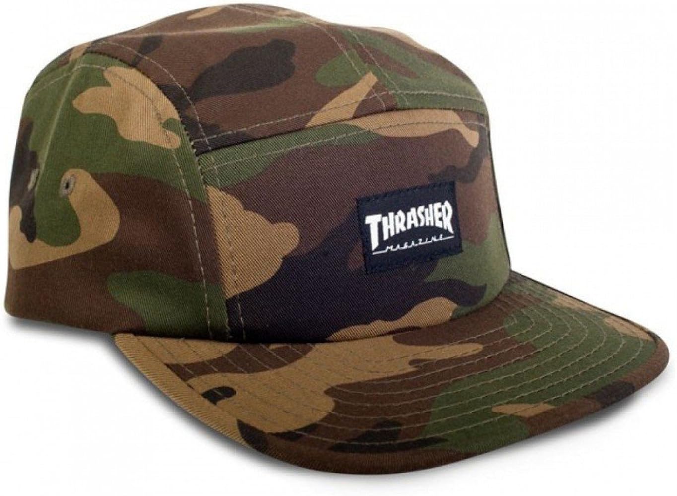 Thrasher 5 Panel Cap One Size Camoflage