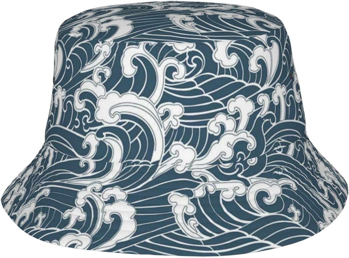 Funny Print Bucket Hats, Reversible Sun Cap Summer Packable Travel Fisherman Hat for Men Women Teens