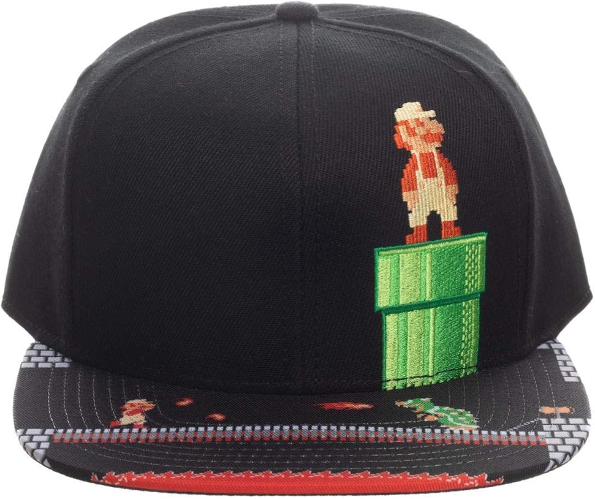 Super Mario Video Game Yoshi Snapback Mens Hat