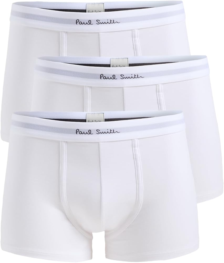 Paul Smith Men's 3 Pack Solid Trunks