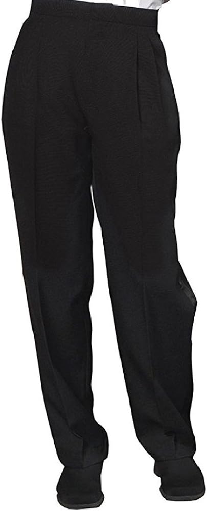 Man's Pleated Front, Adjustable Waist, Tuxedo Pants