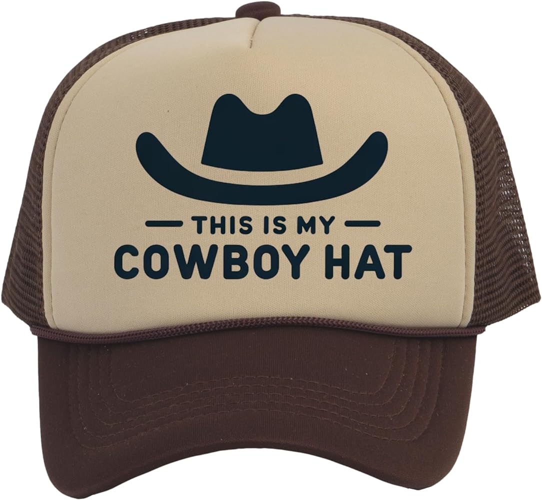 TOP HEADWEAR This Is My Cowboy Hat - Snapback Trucker Cap