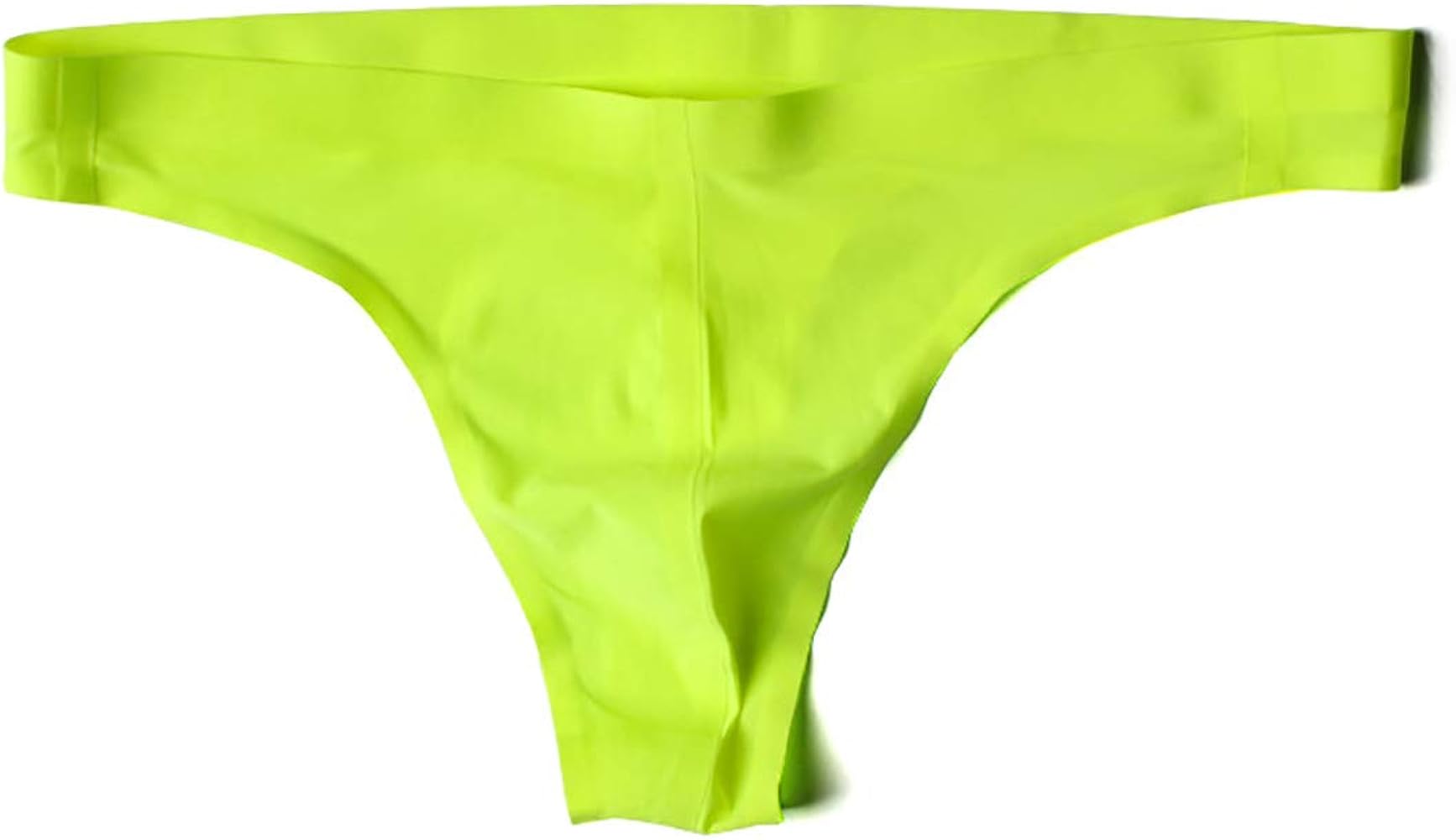 Novelty Thongs for Mens Sexy Underwear Low Rise T-Back Mens G-String Underwear Fluorescent Green