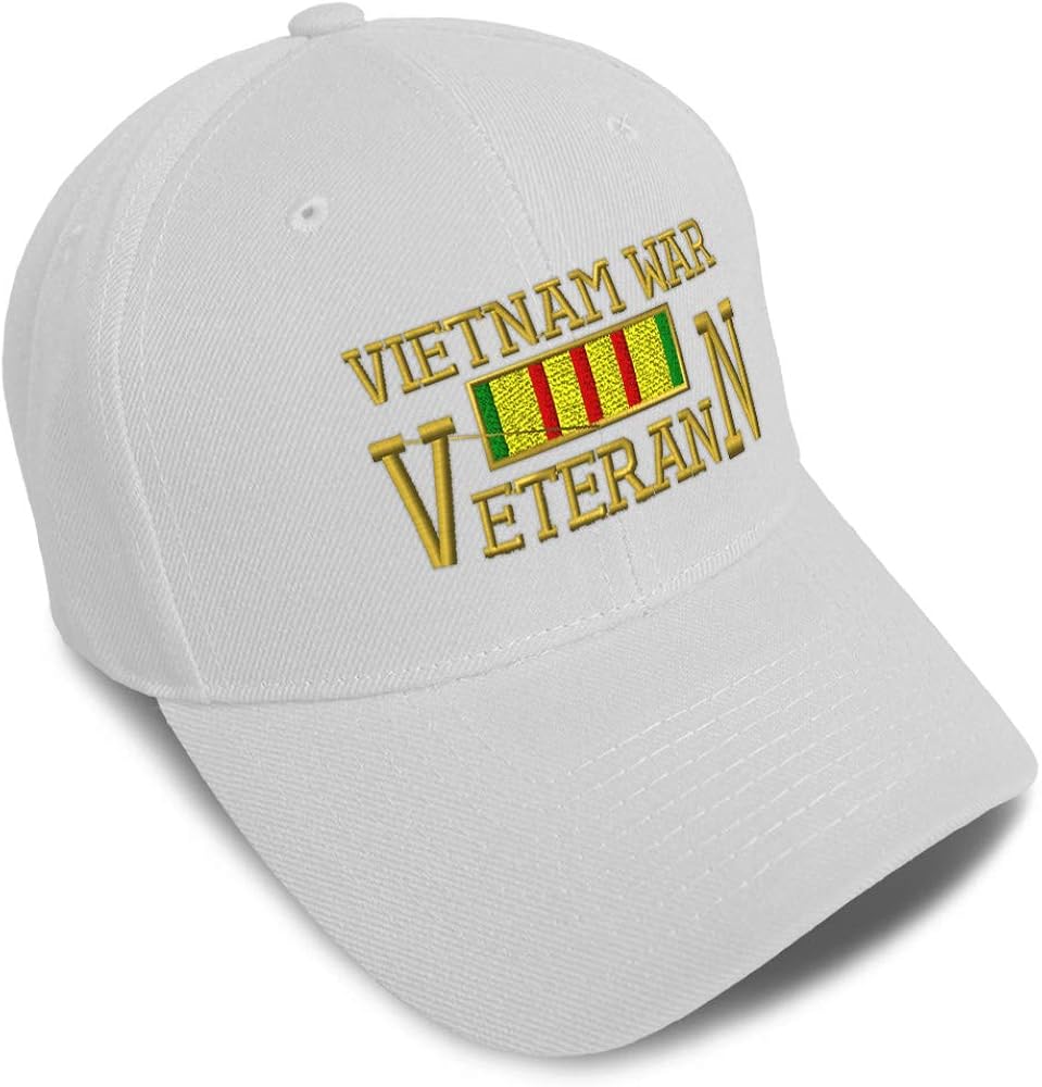 Speedy Pros Baseball Cap Vietnam Veteran War A Embroidery Acrylic Dad Hats for Men & Women