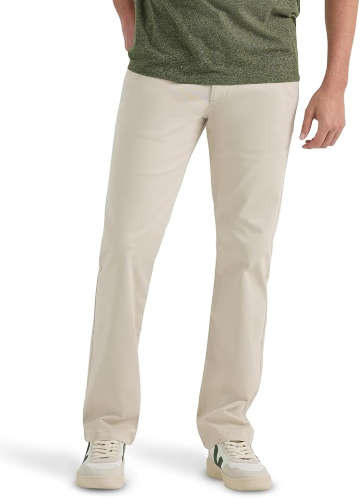 Lee Men's Flat Front Slim Straight Pant